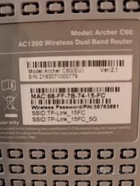 Archer d60 ac1350 Tp-link per Eolo