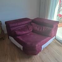  pezzo di divano angolare da rifoderare