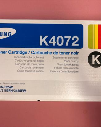 TONER SAMSUNG CLT-K4072S ORIGINALE  NERO