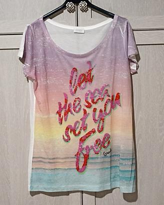 t-shirt donna Gaudi tg M . mai indossata 