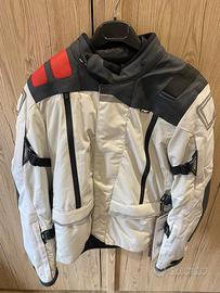 Giacca Moto 4 Stagioni T.UR J-ONE – Light Grey/Red