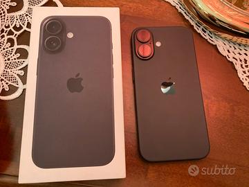 IPHONE 16 128 GB NERO NUOVO