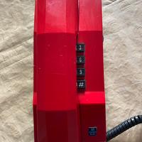 Telefono rosso Safnat vintage