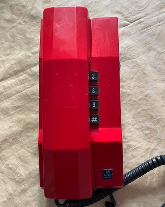 Telefono rosso Safnat vintage