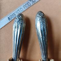set manicure anni 60 in argento 
