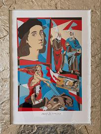 SERIGRAFIA UGO NESPOLO "RAFFAELLO"