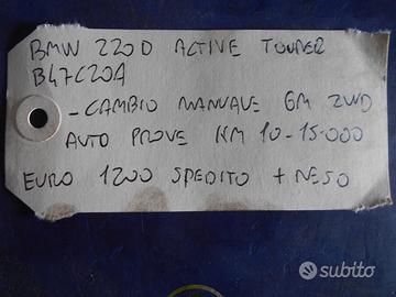 Cambio manuale 6 marce bmw 220 d active tourer