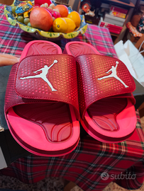 Ciabatte jordan rosse sale