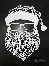 Decorazione per porte finestre, Babbo Natale