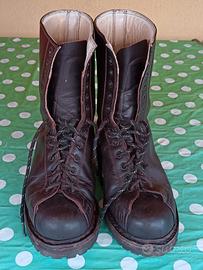 Anfibi militari in cuoio 41