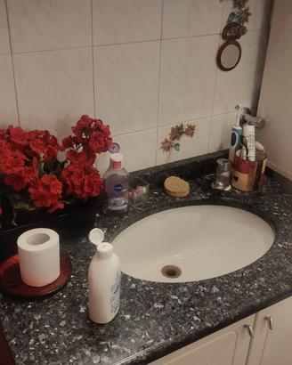 Divano angolare cucina armadio e mobiletto bagno