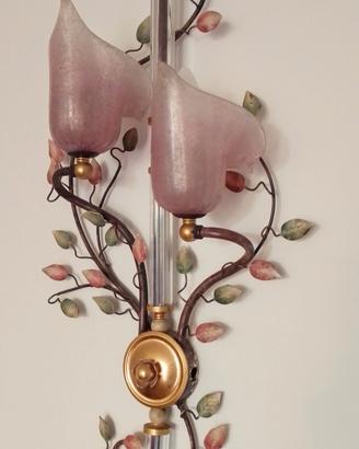 Lampada artistica da parete