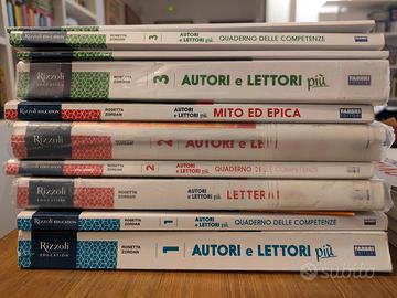 Libri medie - "Autori e lettori" volumi 1-2-3