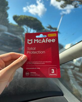 McAfee Antivirus – 3 Dispositivi – 1 Anno