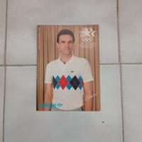 Cartolina Oscar Schmidt Olimpiadi 84 Adidas Retro 