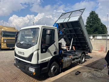 Iveco 100 E 21 - Ribaltabile + gru o scarrabile
