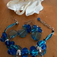 Collana+ bracciale + orecchìni