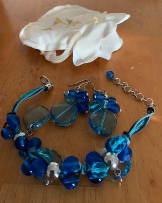 Collana+ bracciale + orecchìni