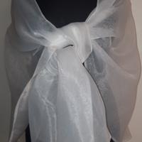 stola doppia in organza