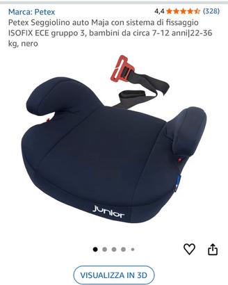 Seggiolino/alzatina Isofix