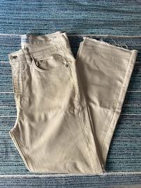 Pantaloni Zara Beige Donna a Zampa