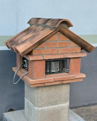 Aspirafumo elettrico in mattoni