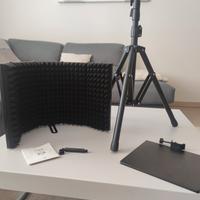 Asta e pannello fonoassorbente Tonor