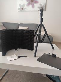 Asta e pannello fonoassorbente Tonor