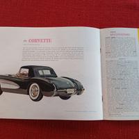 Chevrolet Corvette Bel Air Depliant Brochure 1957