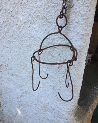 "Lopa" antico attrezzo recupero secchio