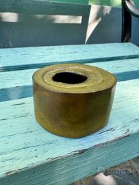 Posacenere vintage in ceramica con monogramma