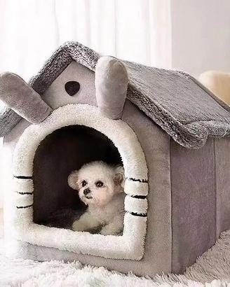 Cuccia a Casetta per Gatto e Cane (TAGLIA M)