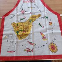Grembiule da cucina con mappa di Tenerife