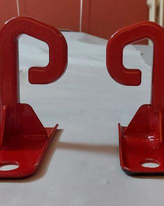 Ganci traino rossi per Fiat Panda