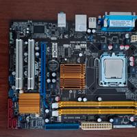 scheda madre asus + processore pentium e 6500