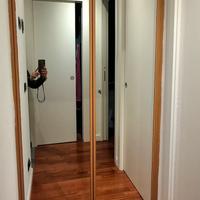 Armadio vero legno con specchio