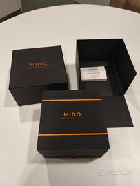 scatola originale orologio MIDO