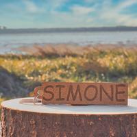 Portachiavi con nome personalizzato MW