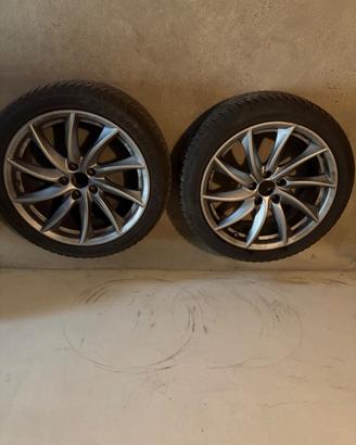 Coppia Cerchi 18" Originali Alfa Romeo + Gomme