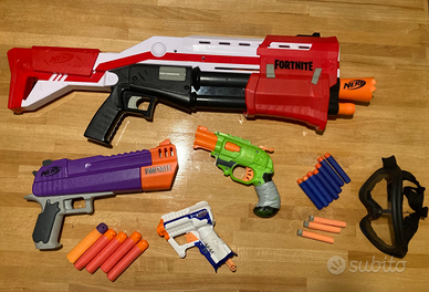 nerf fortnite fucile e pistole