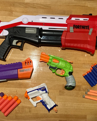 nerf fortnite fucile e pistole