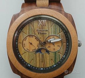 Orologio in legno Green Time