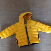 Piumino bambino timberland giallo 18 mesi