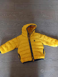 Piumino bambino timberland giallo 18 mesi