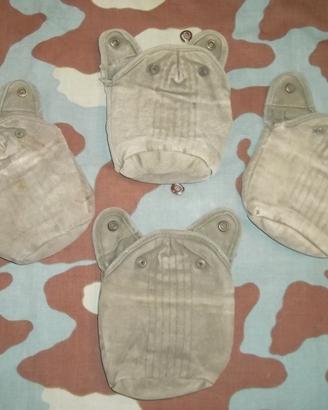 Lotto 4 Us Army M-56 Cover Canteen Vietnam Era