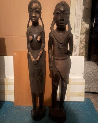 Statue legno