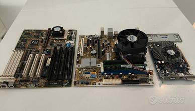 2 Schede Madri Retrogaming Pentium 1 ed AMD Phenom