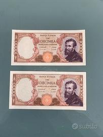 Banconote da 10.000 Lire Michelangelo F.D.S