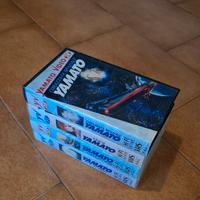 VHS Anime Corazzata Yamato lotto di 4 videocassett