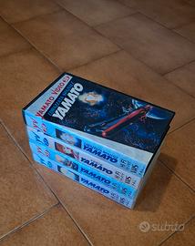 VHS Anime Corazzata Yamato lotto di 4 videocassett